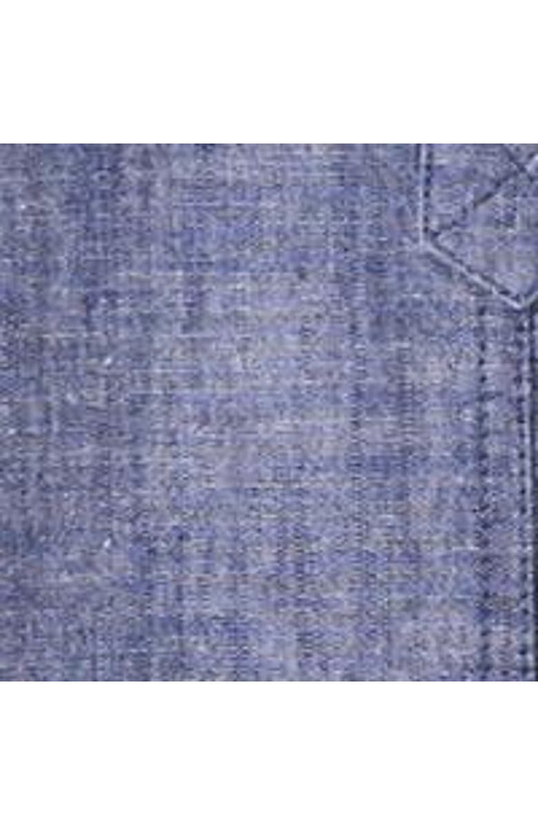 Celtic & Co. Chambray Long Sleeve Knee Length Dress, Alternate, color, Indigo