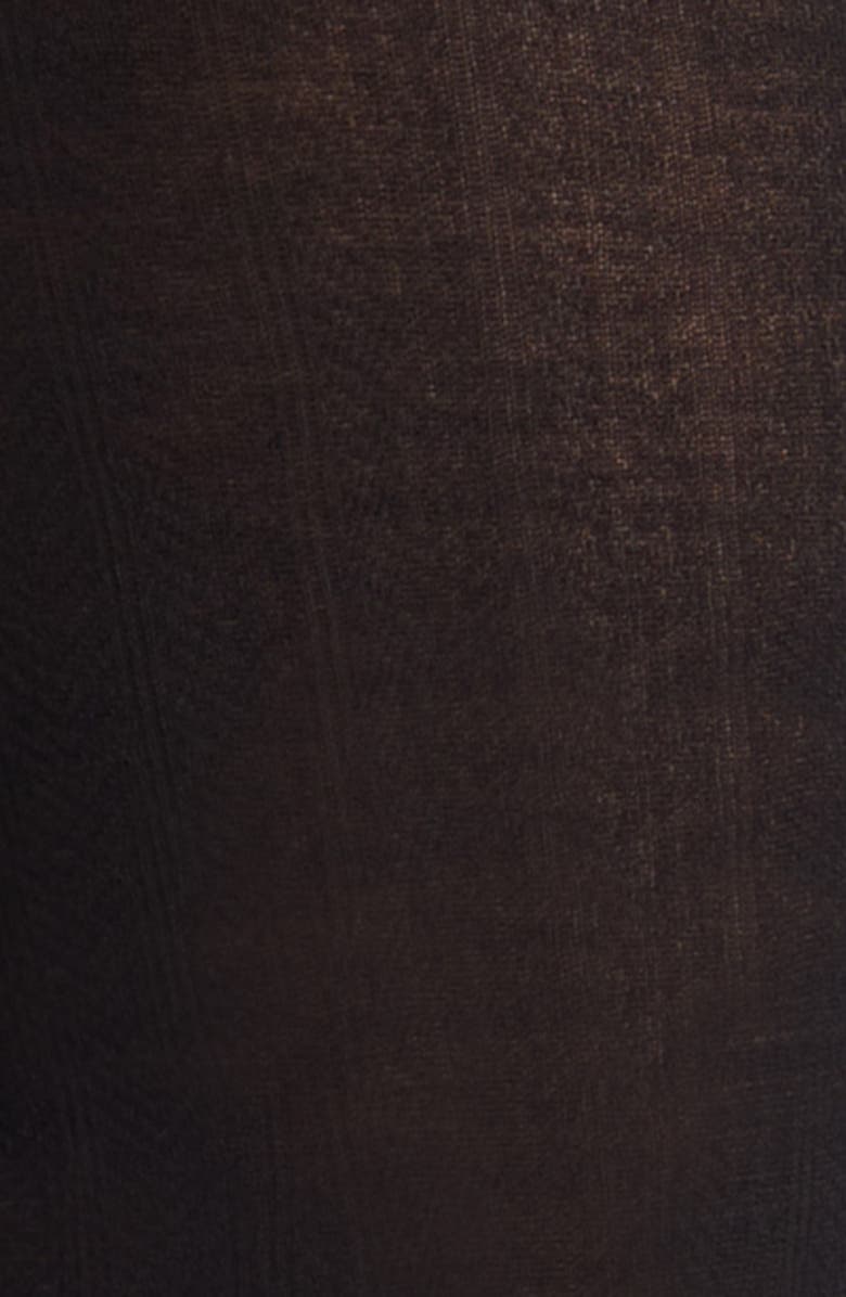 Swedish Stockings Ylva Organic Wool Blend Tights, Alternate, color, Black