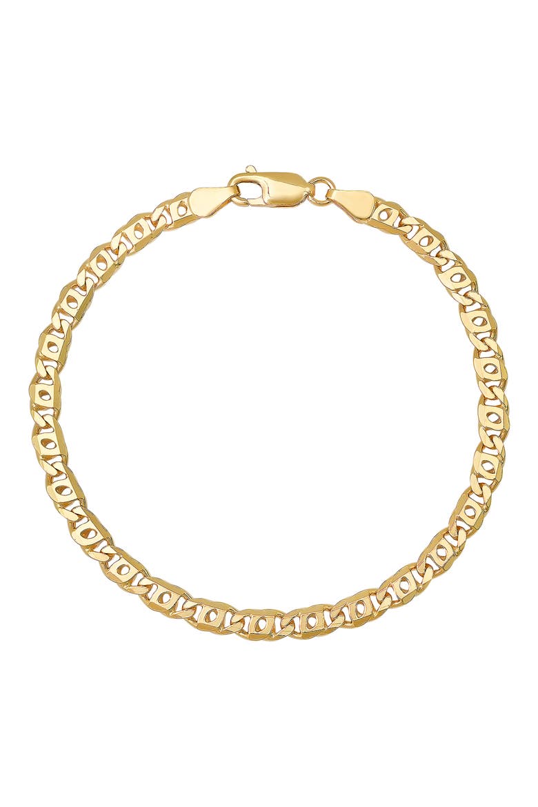 Men's Tiger Eye Chain Bracelet, Main, color, GOLD