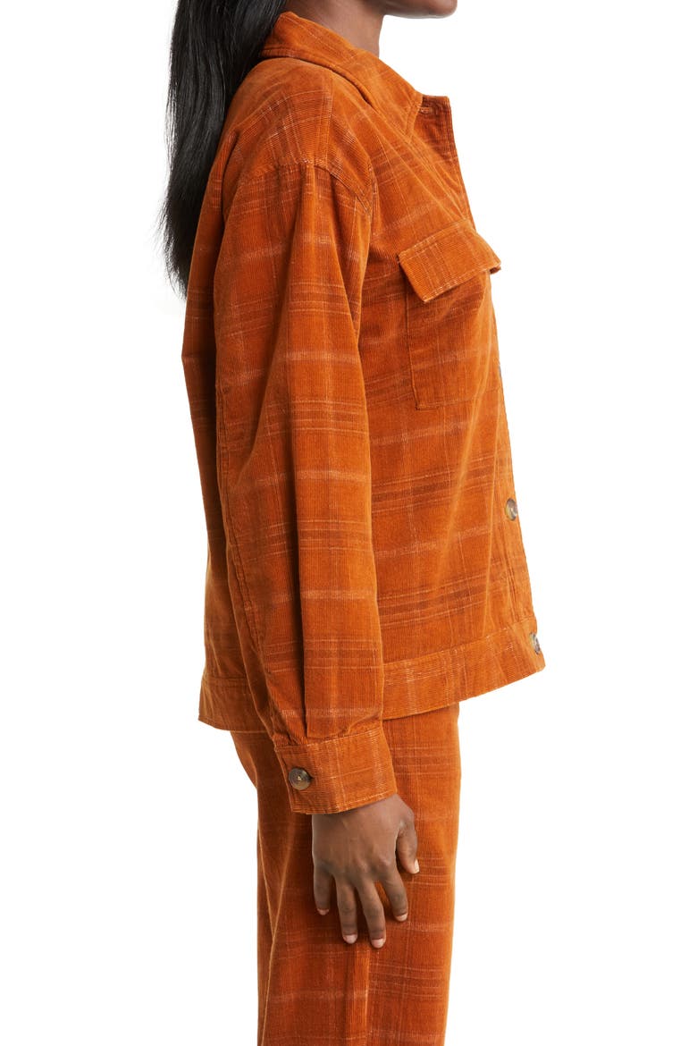Women's Stark Trucker Shirt Jacket, Alternate, color, GLAZED GINGER
