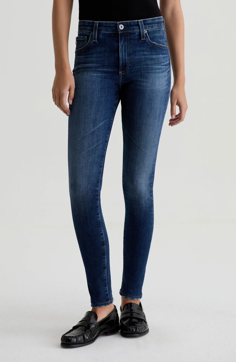 AG Farrah Skinny Jeans, Main, color, 7 Years Symphony