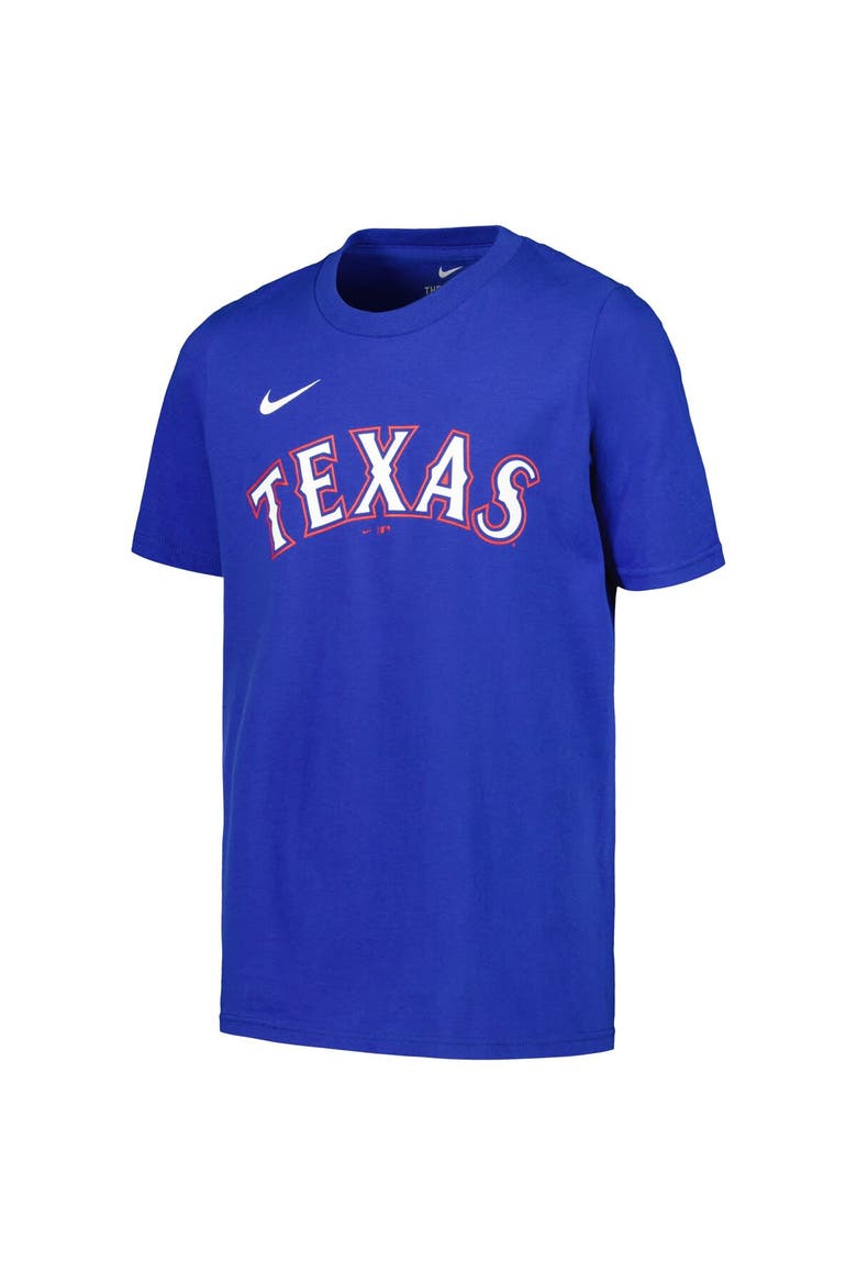 Youth Nike Leody Taveras Royal Texas Rangers Name & Number T-Shirt, Alternate, color, Royal