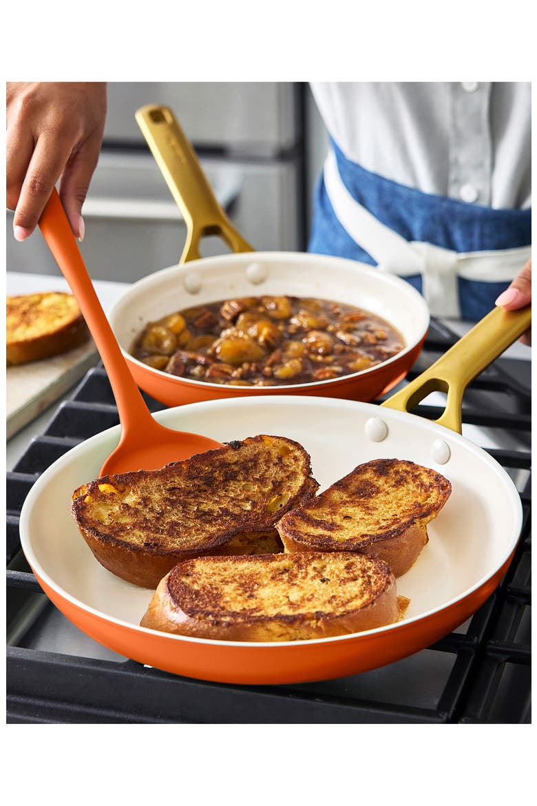 Reserve Set of 2 Ceramic Nonstick Frying Pans, Alternate, color, FALL HARVEST