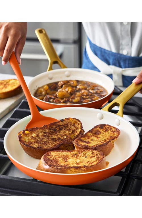 Greenpan Reserve Set Of 2 Ceramic Nonstick Frying Pans In Orange