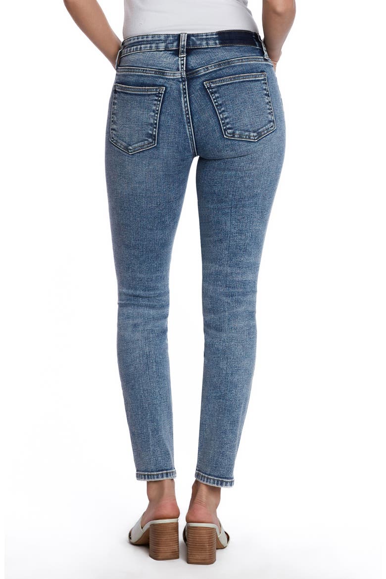 Mid Rise Skinny Jeans, Alternate, color, VERAGATED BLUE