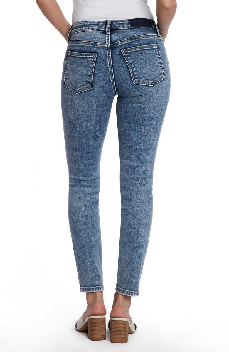 HINT OF BLU Mid Rise Skinny Jeans, Alternate, color, Veragated Blue