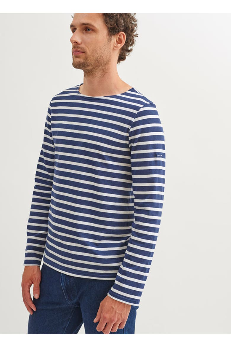MINQUIERS MODERN - Breton Striped Shirt, Alternate, color, navy/white