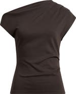 MANGO Asymmetric One-Shoulder Top