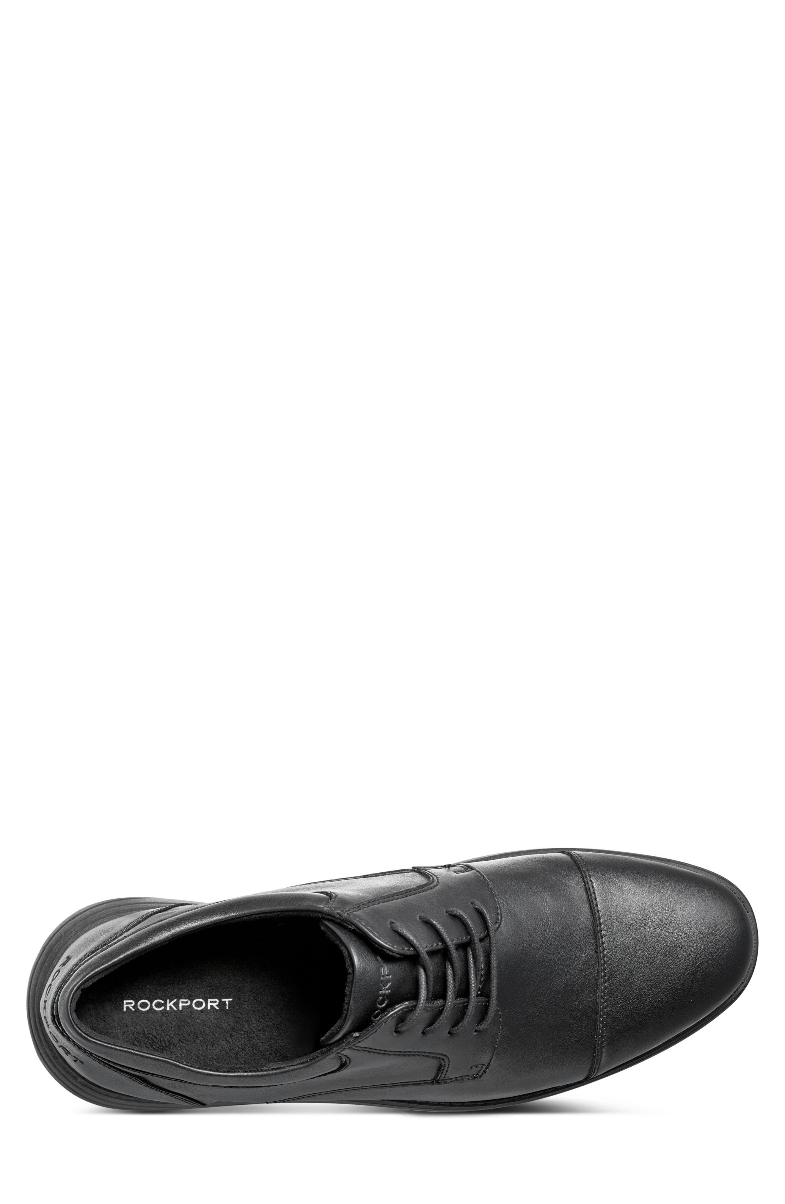 Rockport Declan Cap Toe Derby, Alternate, color, Black
