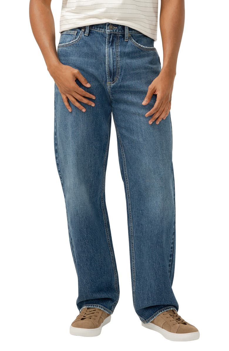 Silver Jeans Co. Big Guy Relaxed Fit Jeans, Main, color, 