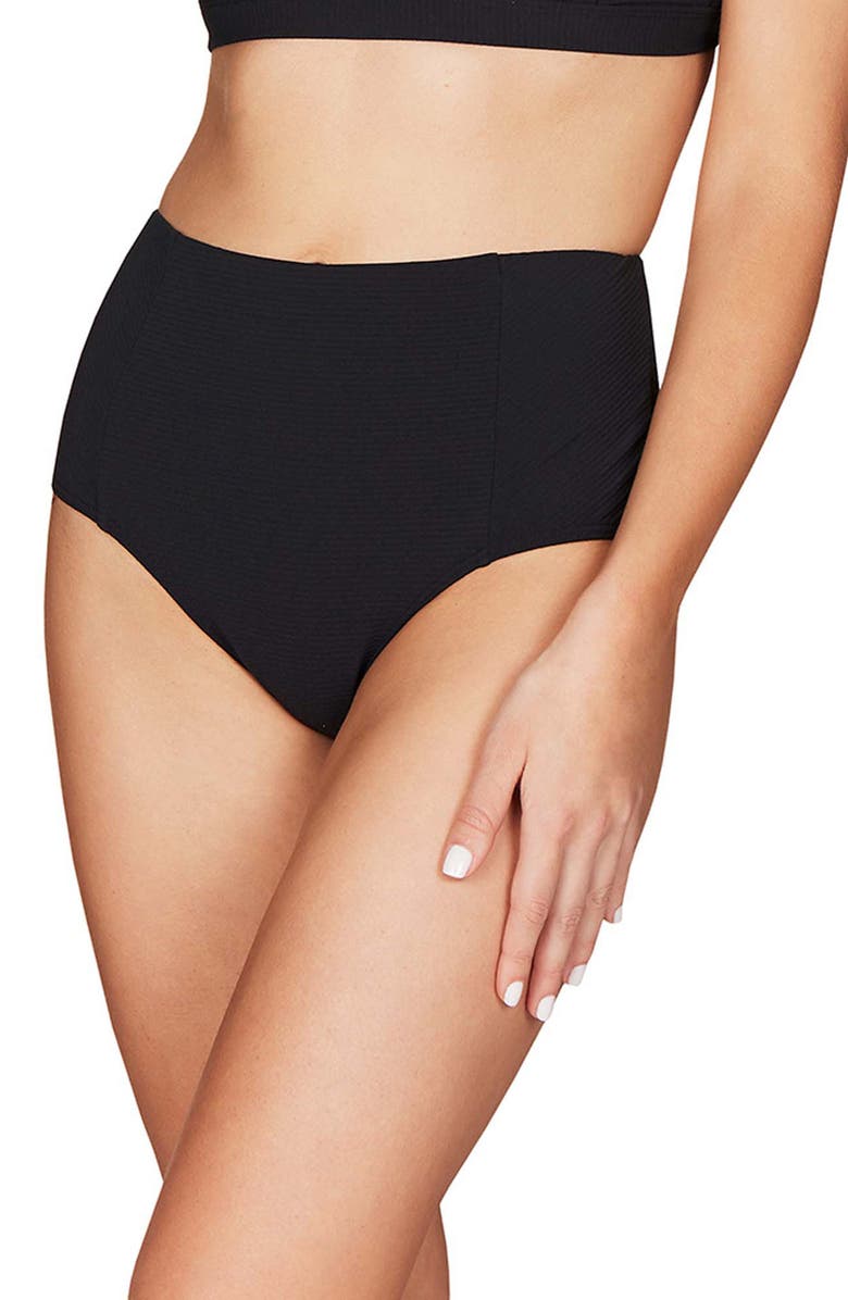 Sea Level High Waist Bikini Bottoms, Main, color,