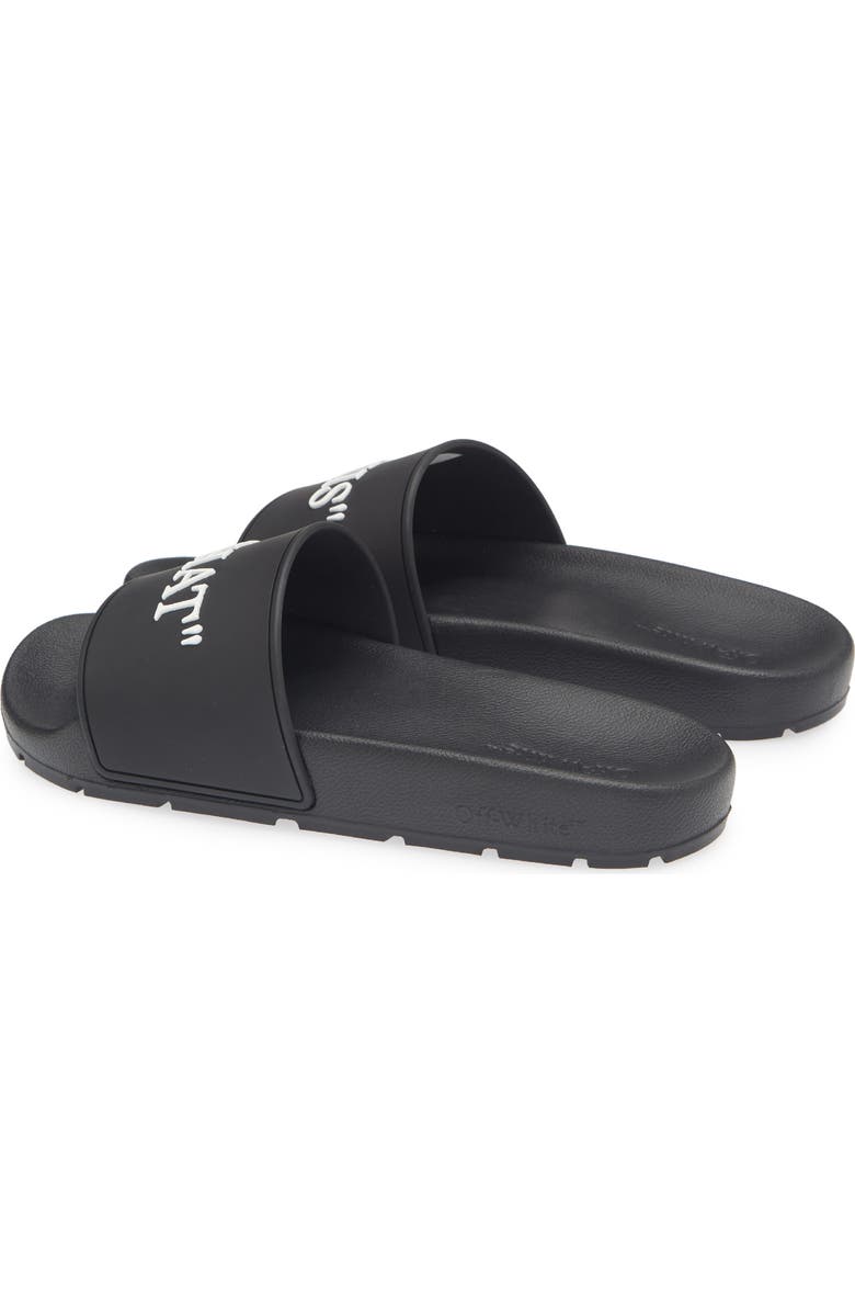 Off-White This That Slide Sandal, Alternate, color, Black - White