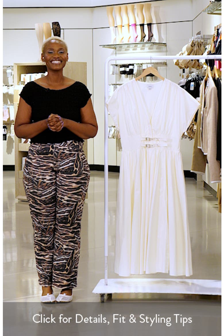 Double Belt Midi Dress video