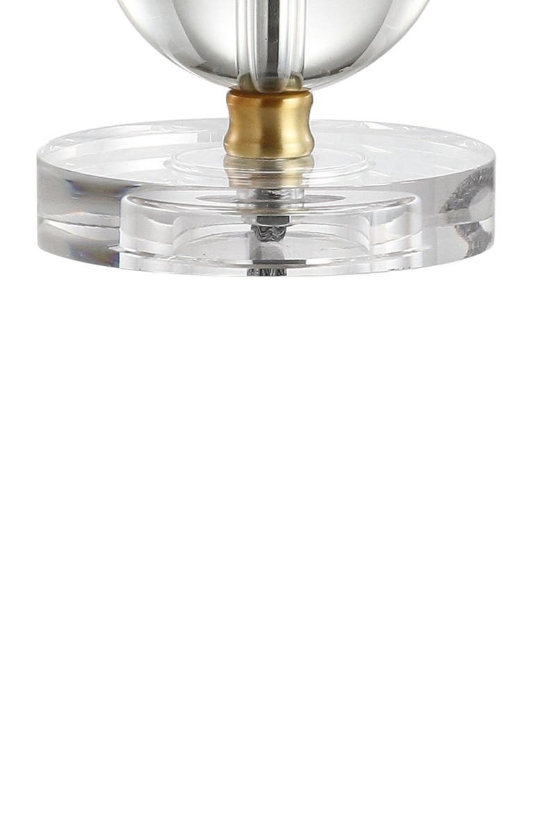 JONATHAN Y Jules 23" Crystal Mini LED Table Lamp, Brass, Alternate, color, Brass Gold/Clear