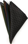 Cufflinks, Inc. x Disney Mickey Rainbow Stripe Silk Pocket Square