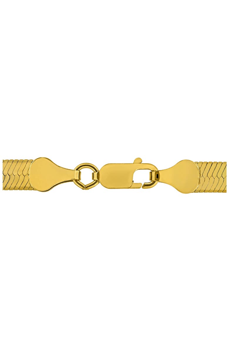 Herringbone Chain Necklace, Alternate, color, GOLD
