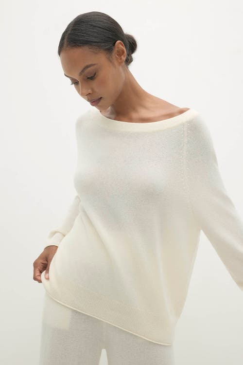 Naked Cashmere Azalea Cashmere Boatneck Sweater In Neutral