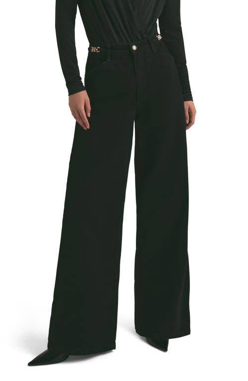 Favorite Daughter The Fancy Mischa Wide Leg Pants in Phantom 