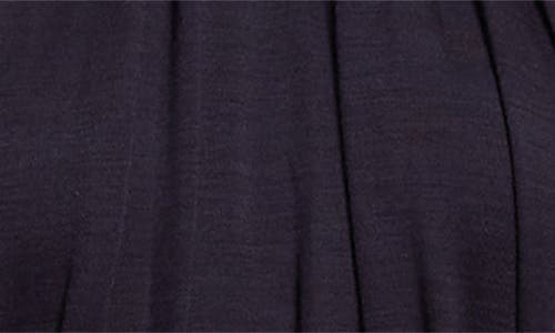 Balmain Draped Crisscross Jersey Halter Midi Dress In Blue