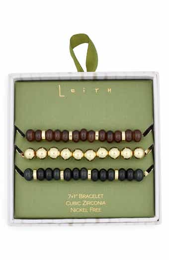 Leith Set of 3 Beaded Stretch Bracelets