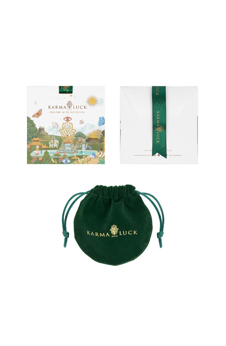 Karma and Luck Abundant Positivity - Onyx Malachite Bracelet, Alternate, color, Black/Green