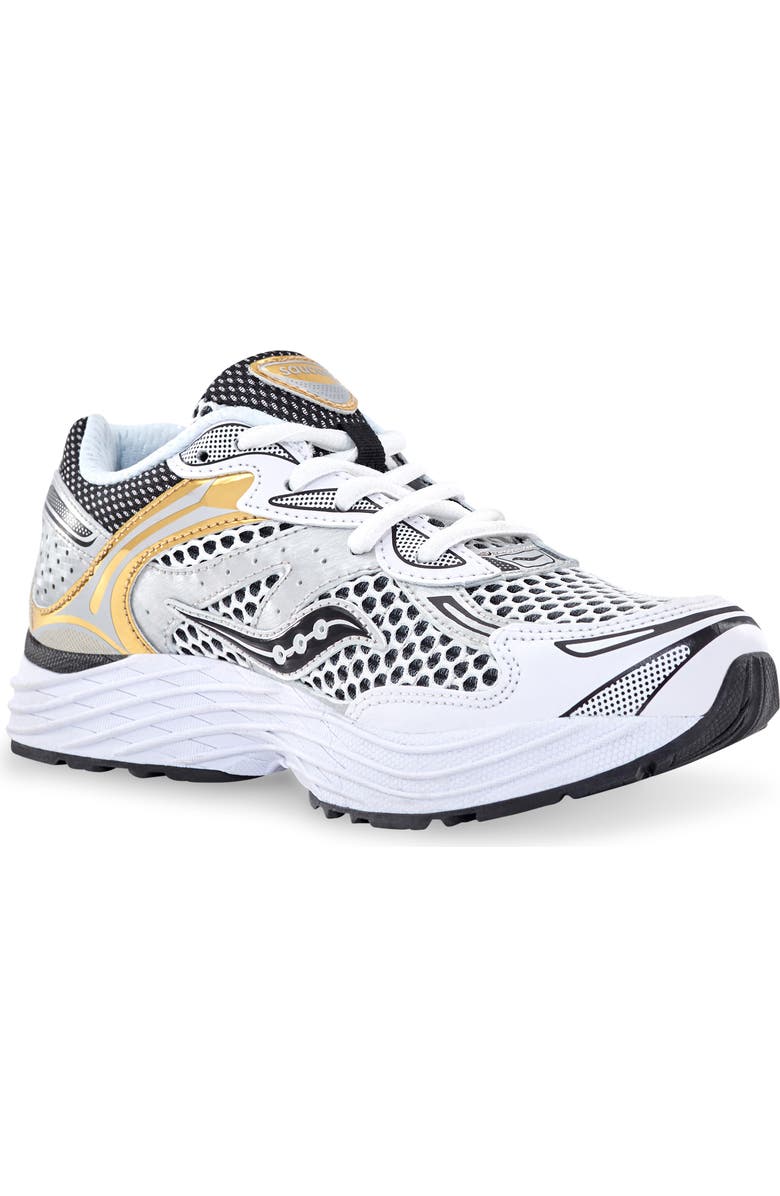 Saucony Kids' ProGrid Omni 9 Sneaker, Main, color, Silver/Gold