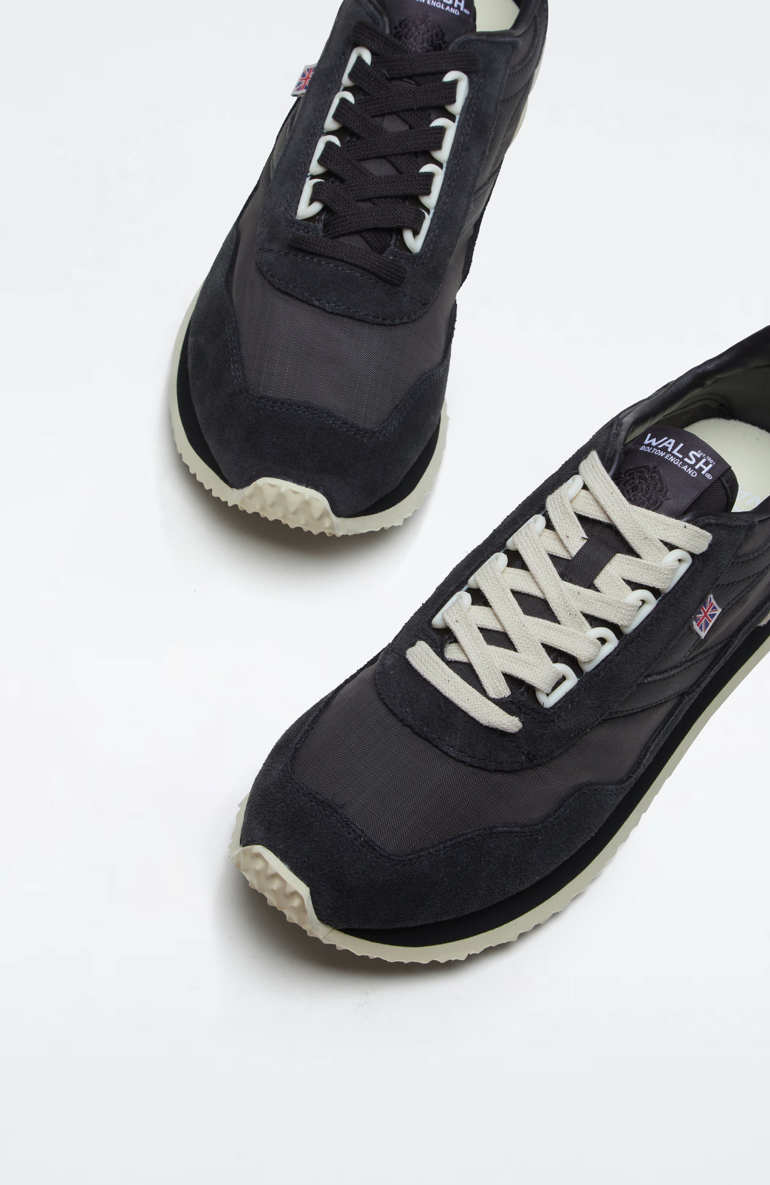 WALSH Ensign Sneakers, Alternate, color, Black/Beige