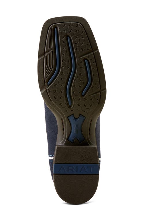 Ariat Round Up Ruidoso Western Boot In Blue