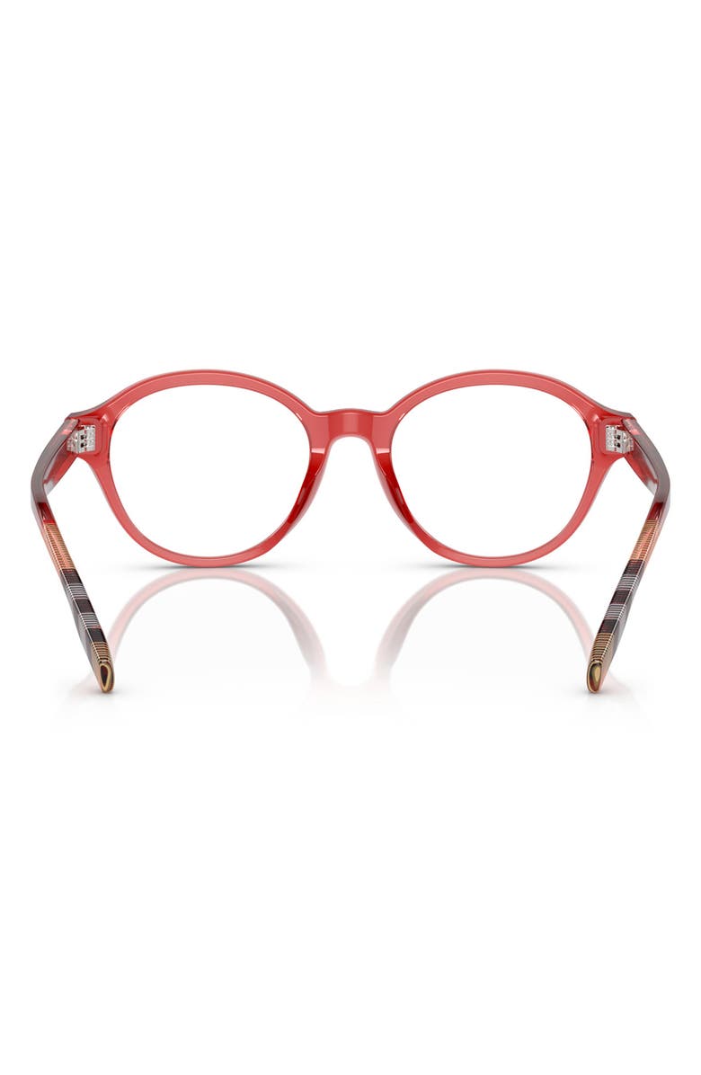 Burberry 48mm Phantos Optical Glasses, Alternate, color, Red / Demo Lens