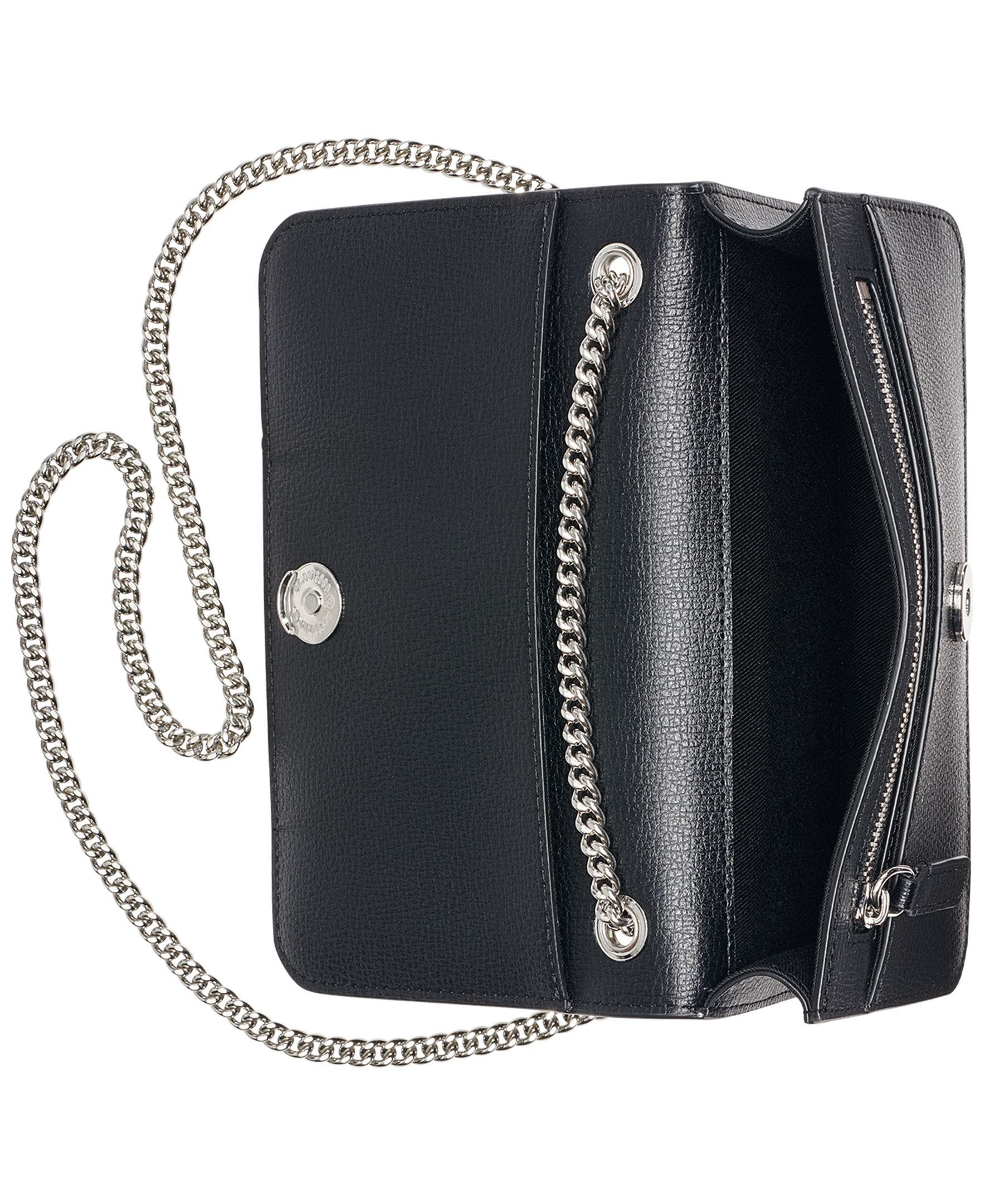 Kosette Flower Applique Crossbody, Alternate, color, Black/Silver