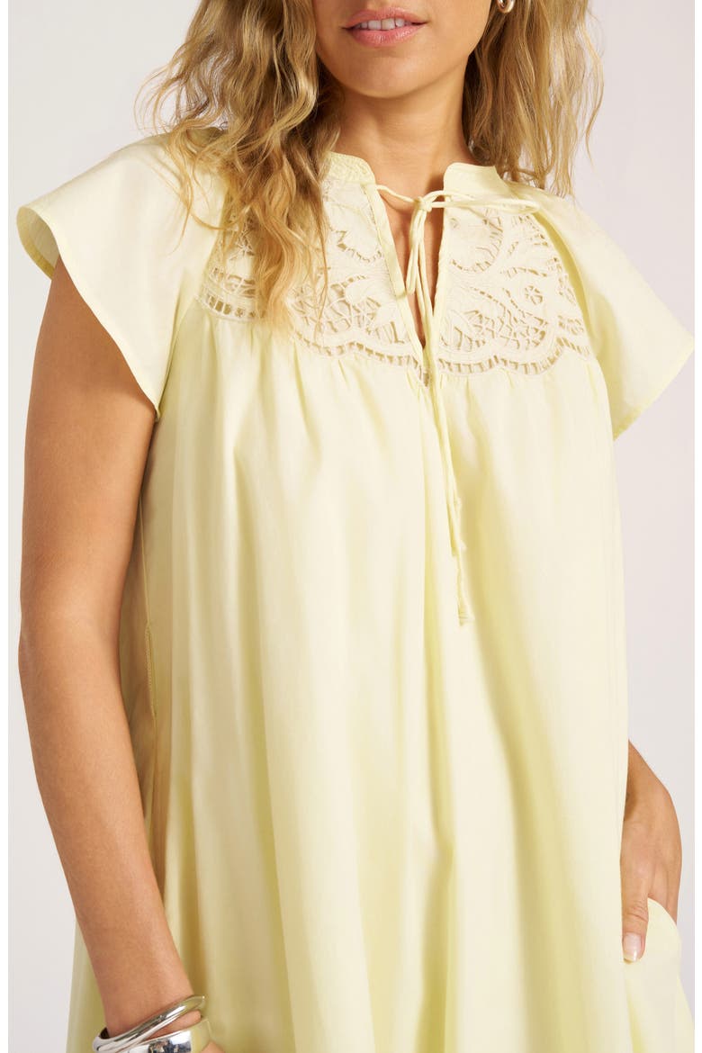 Aurea Woven Shift Dress, Alternate, color, LEMONDROP