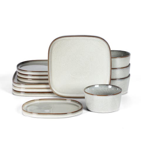 Cairo Stoneware 12-Piece Dinnerware Set