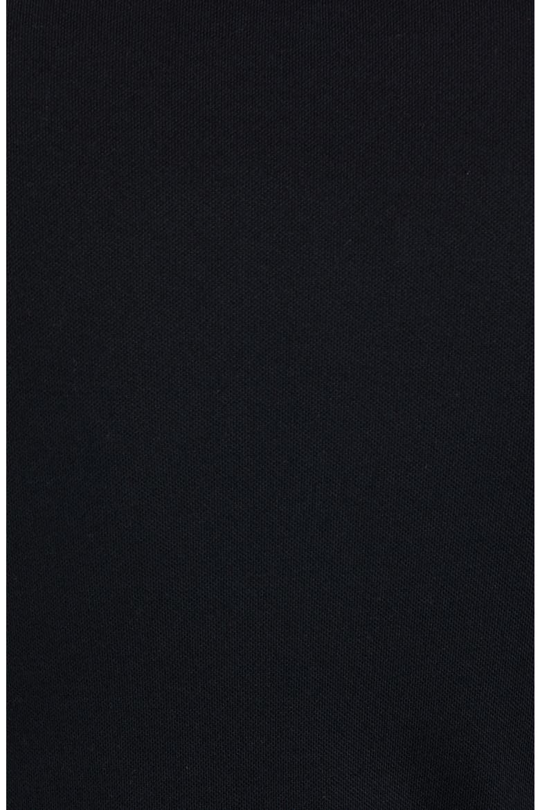 Stretch Cotton Polo Shirt, Alternate, color, BLACK