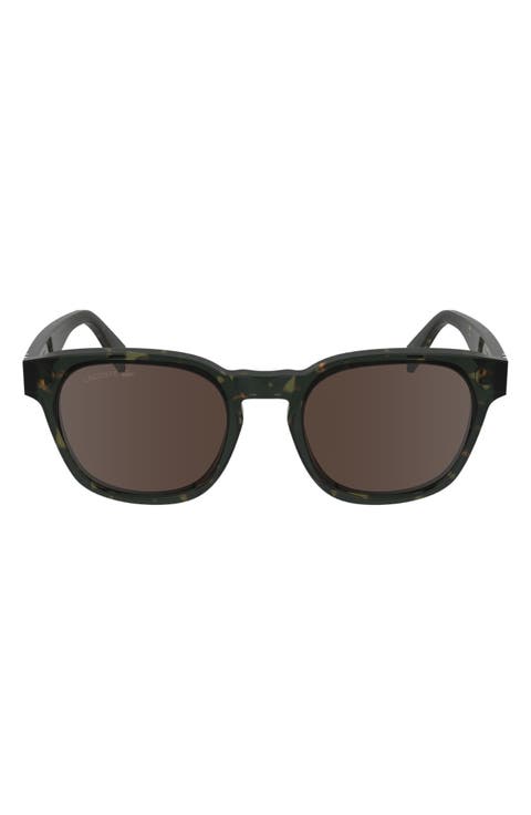 Premium Heritage 49mm Rectangular Sunglasses