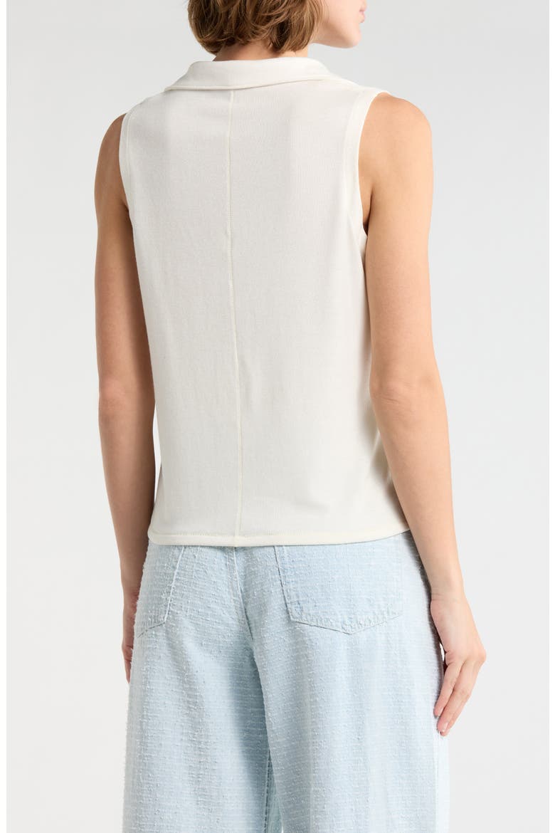 Lea Tank Polo, Alternate, color, CHALK