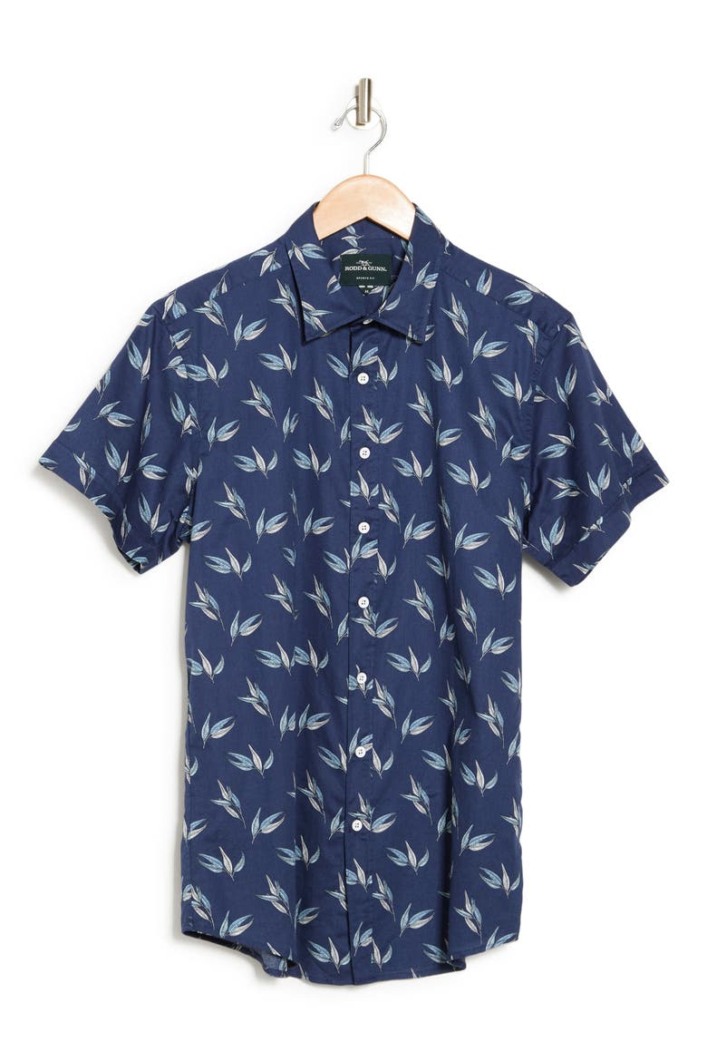 Three Mile Short Sleeve Woven Shirt, Alternate, color, SKY