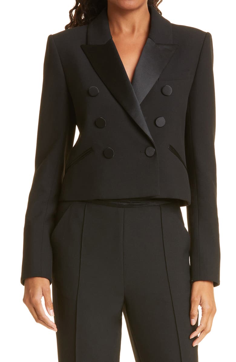 Veronica Beard Nevis Crop Blazer, Main, color,