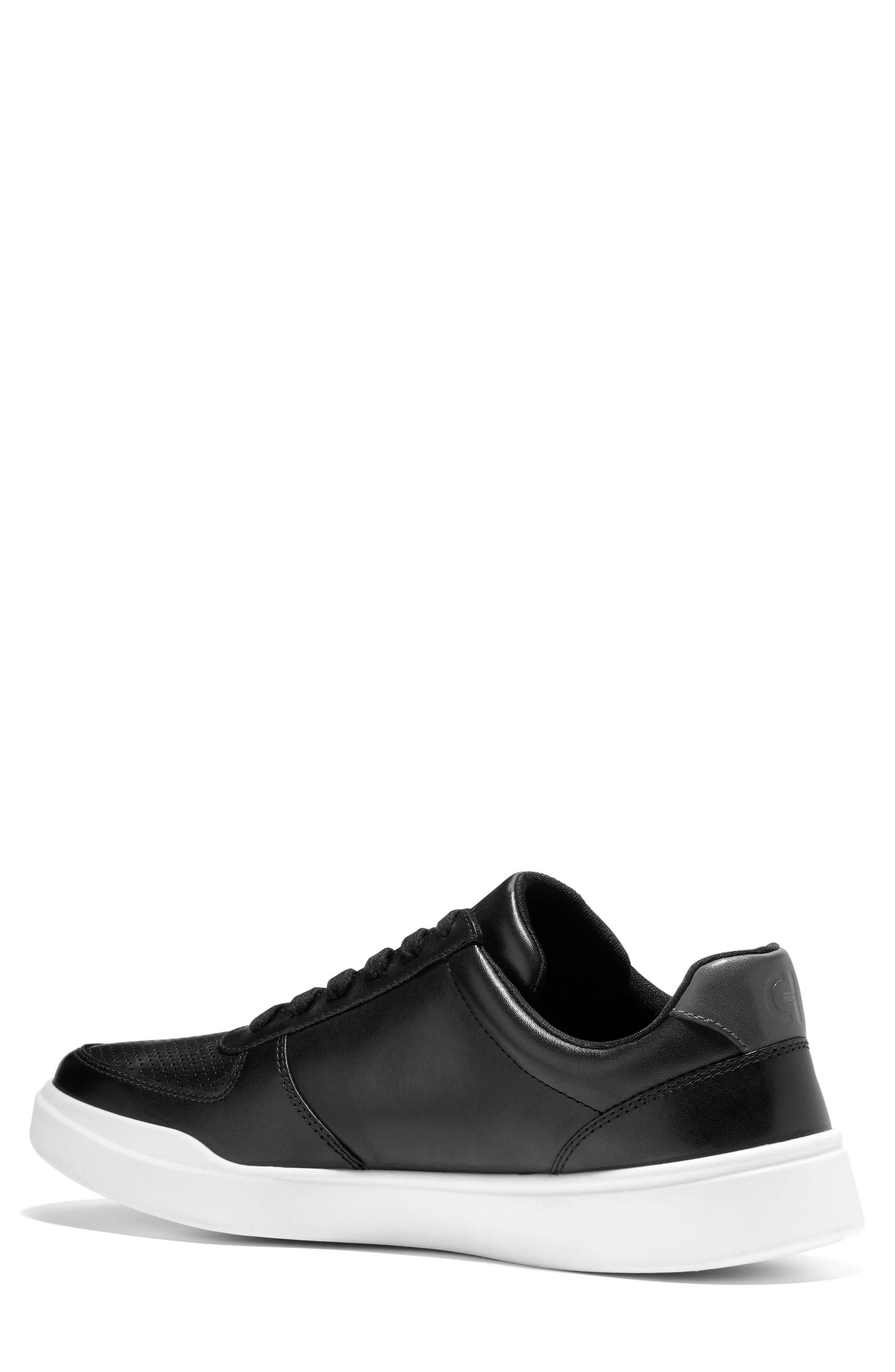 Cole Haan Grand+ Pureshot Court Sneaker, Alternate, color, Black / Optic White