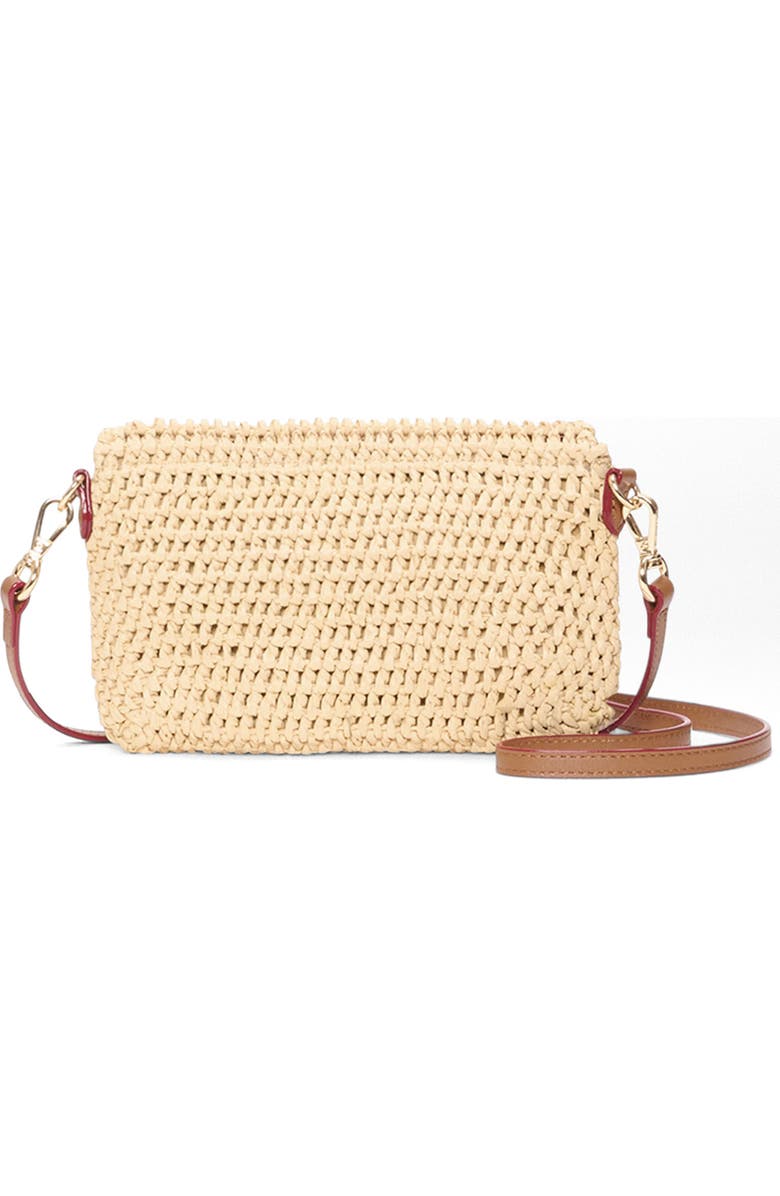 MZ Wallace Convertible Crochet Crossbody Bag, Alternate, color, Camel