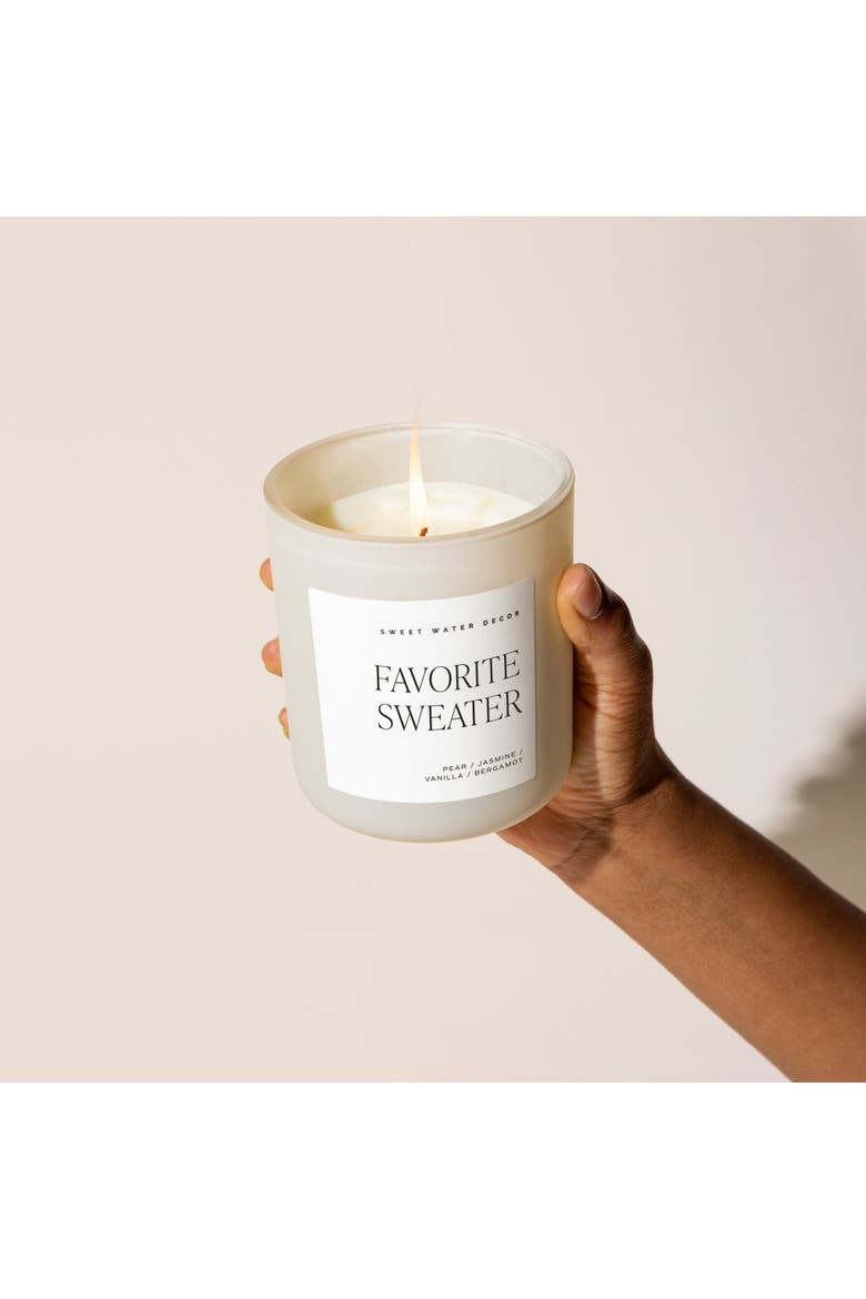 15 oz Matte Candle, Alternate, color, Favorite Sweater