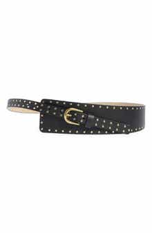 Vince Camuto Asymmetric Studded Edge Belt