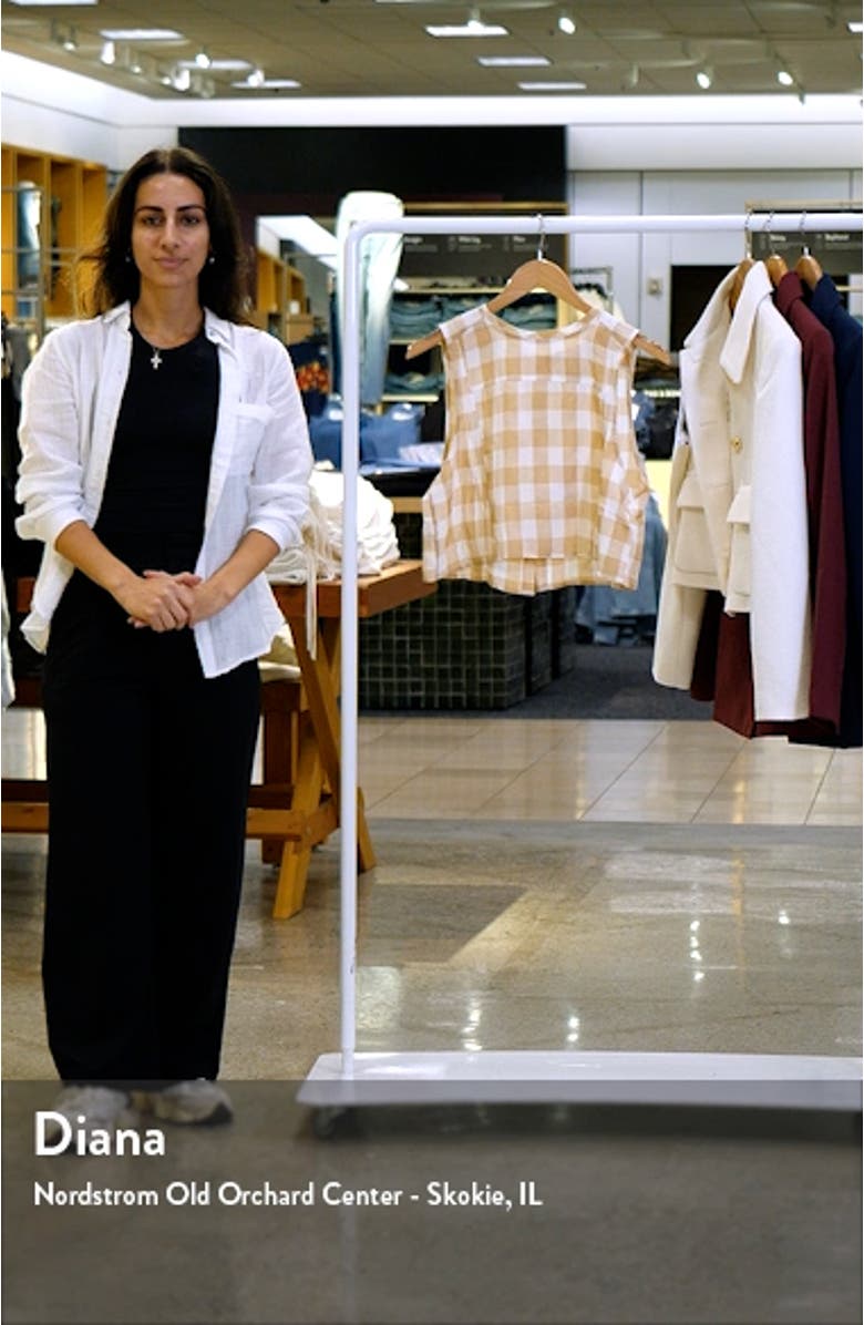 Jemmy Button Back Crop Shell, sales video thumbnail