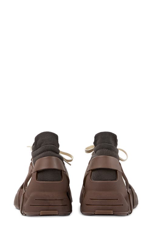 Camperlab Tossu Mixed Media Sneaker In Brown Multi
