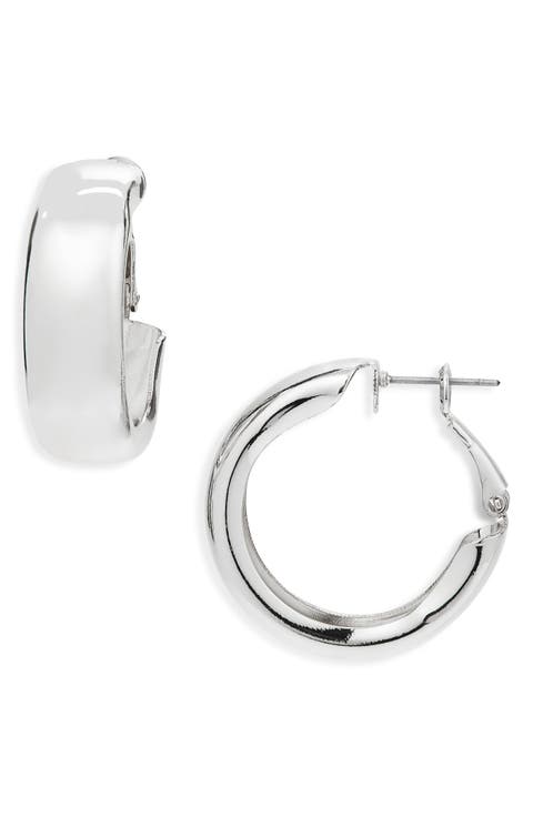 Chunky Hoop Earrings