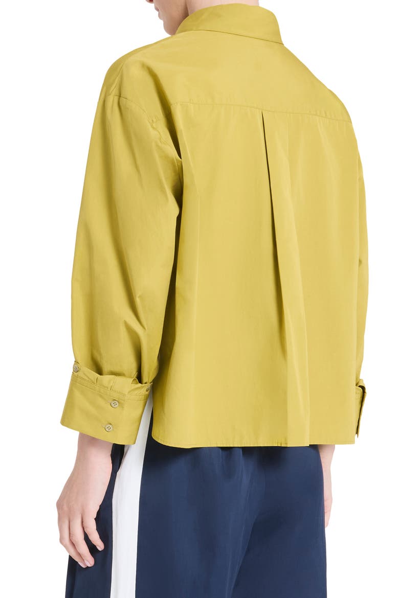 J.D. Cotton Button-Down Shirt, Alternate, color, AVOCADO OIL