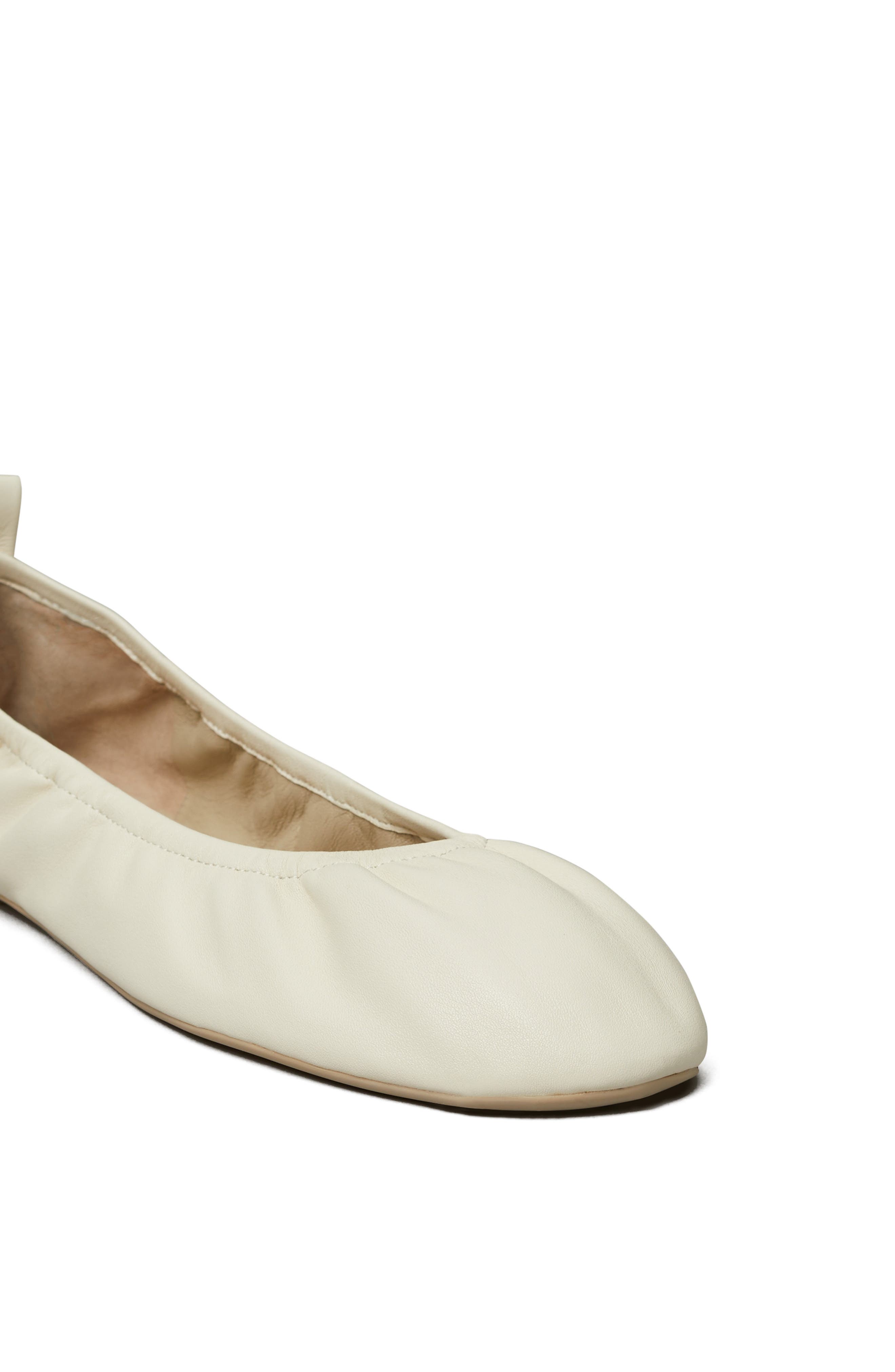 Tory Burch Eddie 2.0 Ballet Flat, Alternate, color, Light Cream