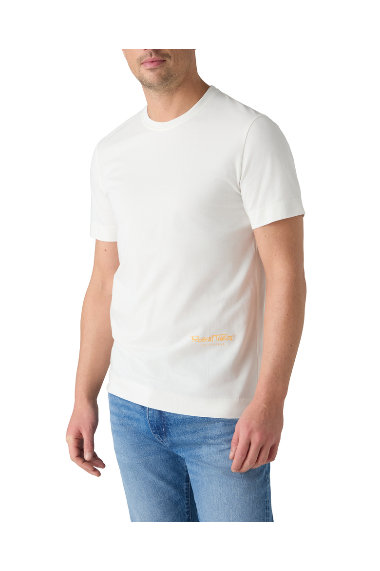 Stretch Jersey Graphic Dean Tee, Alternate, color, White/Martini