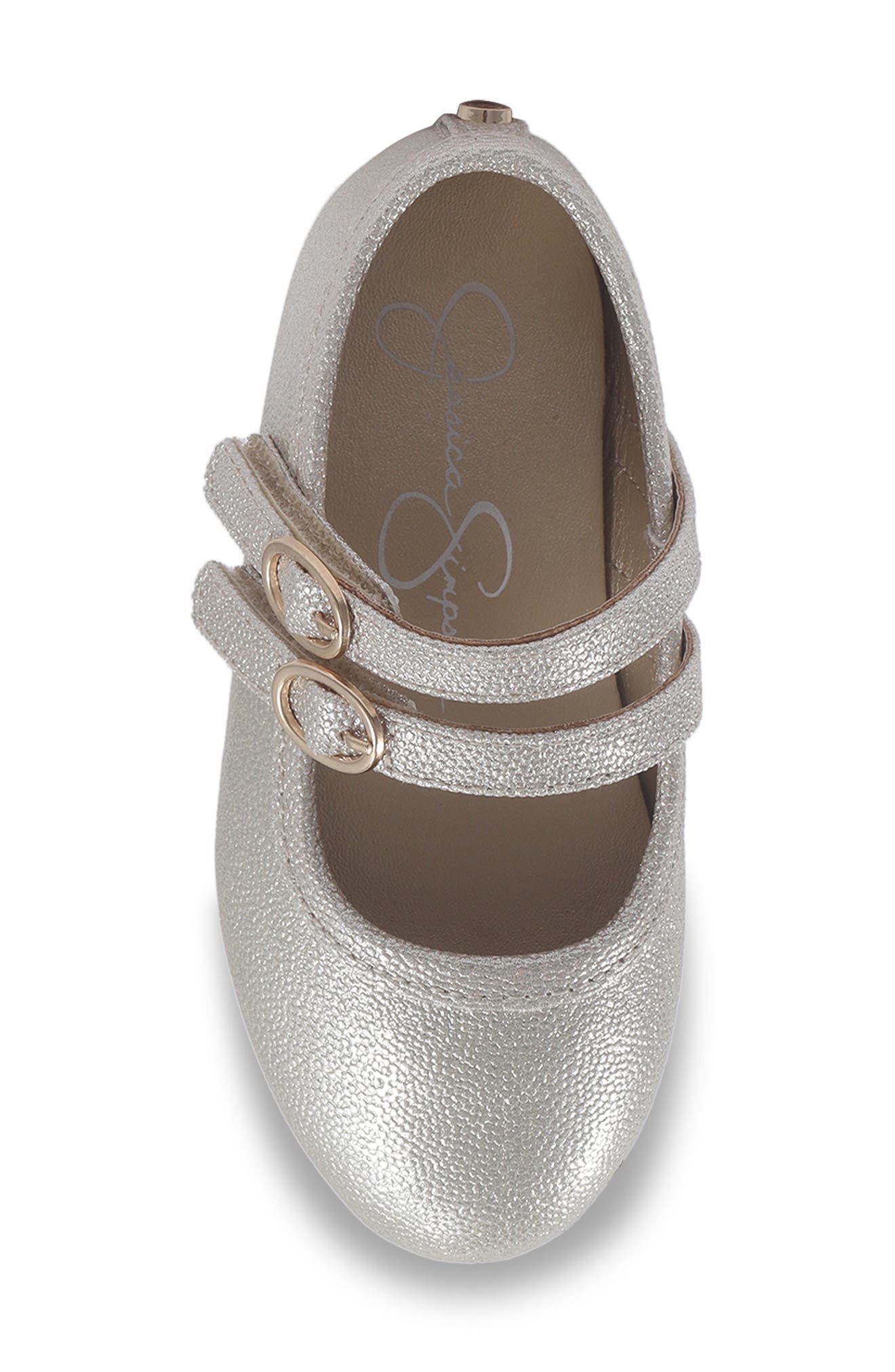 Kids' Amy Cady Mary Jane Flat, Alternate, color, SOFT GOLD