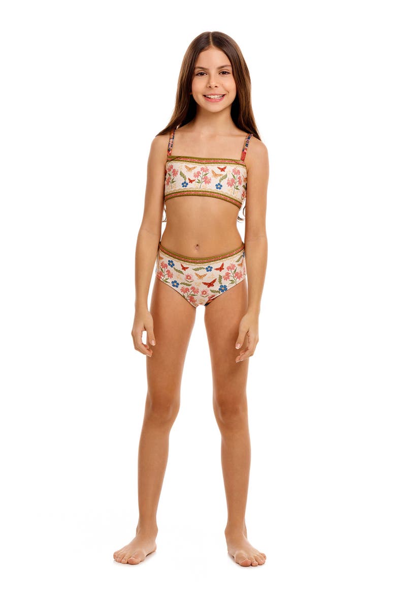 Kids' Sky Reversible Two-Piece Swimsuit, Alternate, color, IVORY MULTI