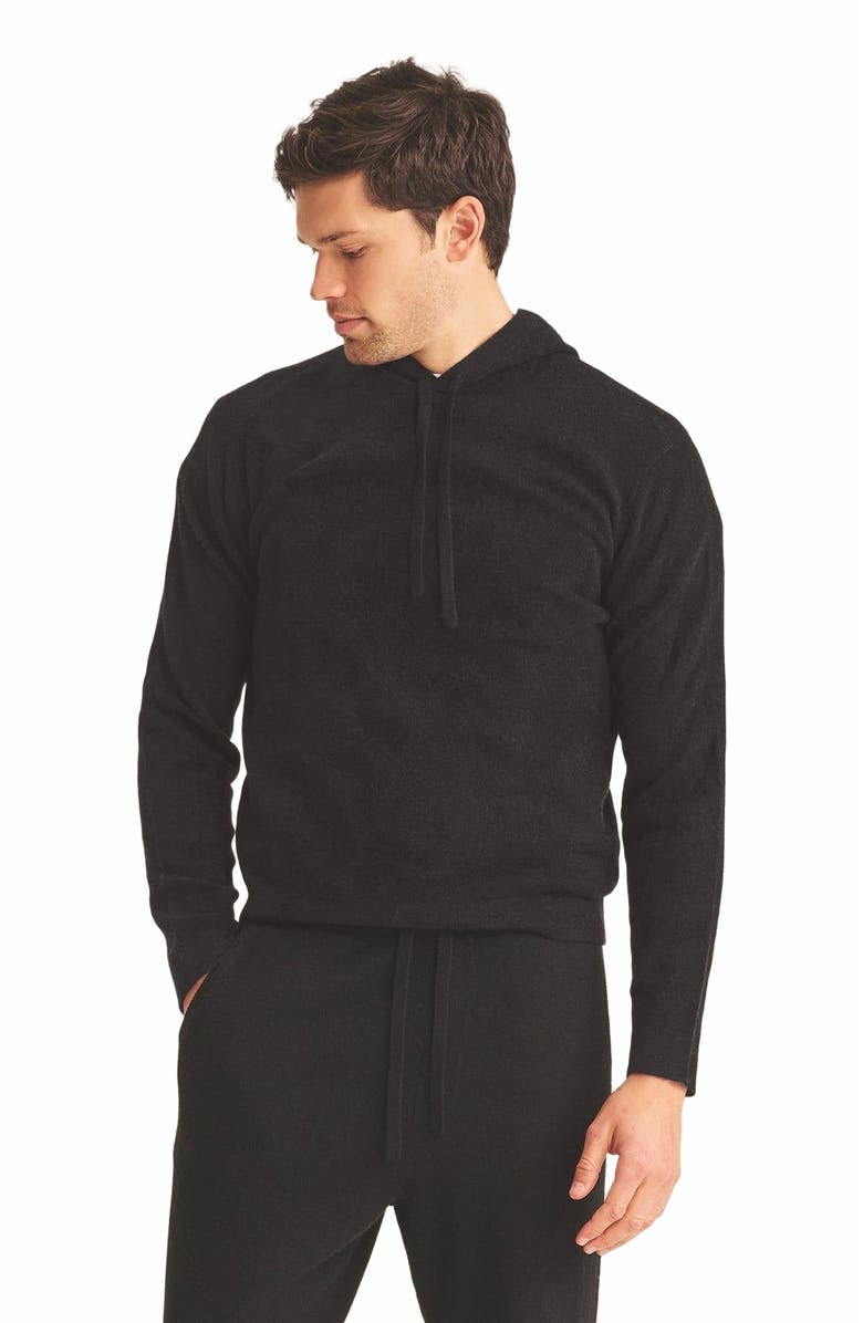 NAADAM Off-Duty Cashmere Hoodie, Alternate, color, Black